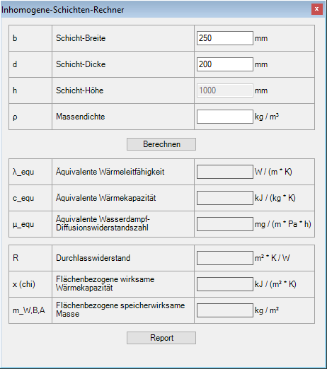 Inhomogene-Schichten-Rechner