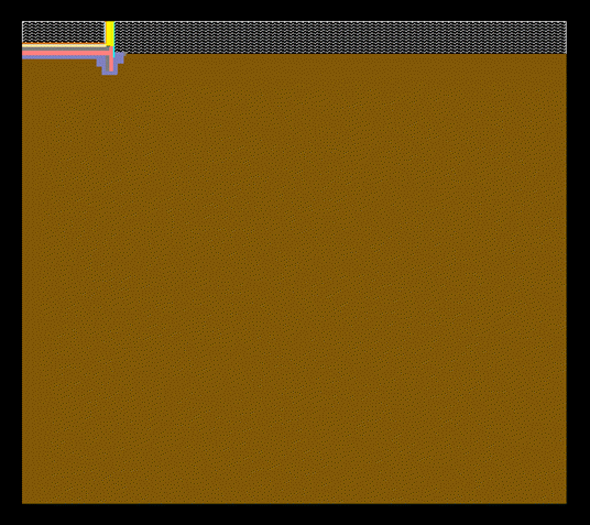 Fig. AnTherm modeling of the foundation slab, exterior walls and surrounding soil - 2D Elements window